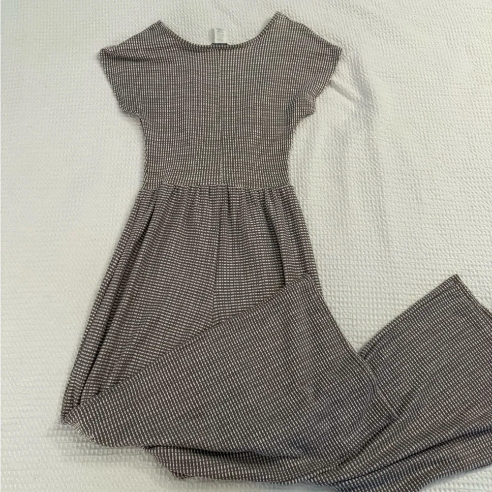 Caution To The Wind Gray Ribbed Knit Jumpsuit - size small - Picture 5 of 8